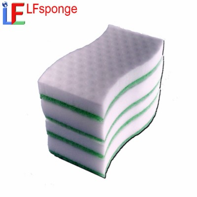 Multi-Color Wash Nano Sponge Soap inbuilt Kitchen Cleaning Sponge Scrubber, Magic Cleaning Kitchen Compressed Sponge